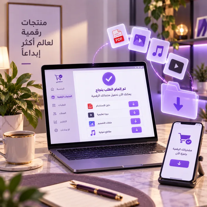 بطاقة هدية رقمية على شاشة هاتف
